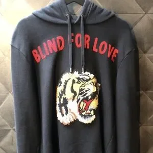 GUCCI フード付きパーカー BLIND FOR LOVE GUCCI BLIND FOR LOVE hoodie S Size men black USED | eBay